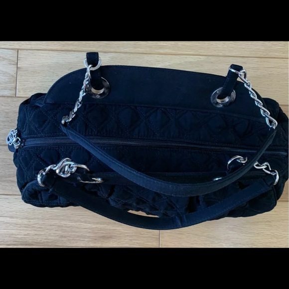 VERA BRADLEY Quilted Chain Link Satchel Handbag - Picture 3 of 6